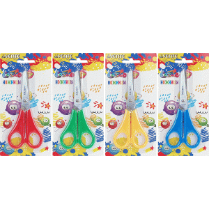 Ножницы детские "deVENTE.Cosmo", 13 см , пластиковые кольца , на блистере, 8010307