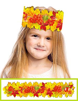 Венок из осенних листьев, 408-03-M