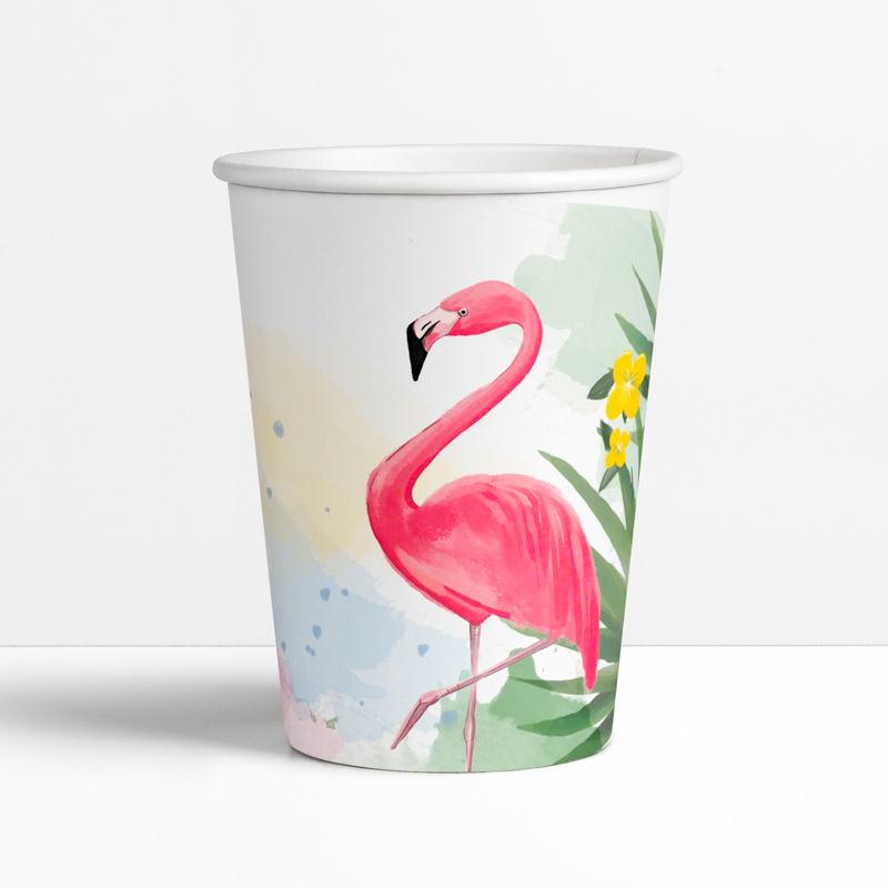 Набор стаканов бумажных , 'Летняя вечеринка', 250 мл , (6 шт;уп), 770031