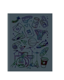 Тетрадь на кольцах А5, 80л., BG Детали, матовая ламинация, ТТ5к80_лм 59497