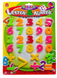 Магнитные цифры и знаки , 4 см, AR-10173