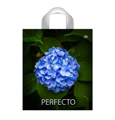 Пакет ПЭ с петлевой ручкой 31х35+3см (95) (Перфекто Гортензия) Тико, ПТЛ62828