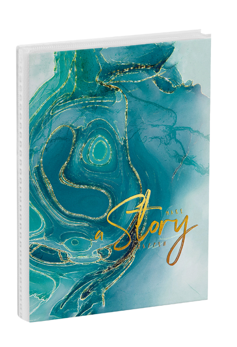 Фотоальбом 36 фото 10~15см, ArtSpace 'Aesthetic turquoise', мягкая обложка, PA_22371