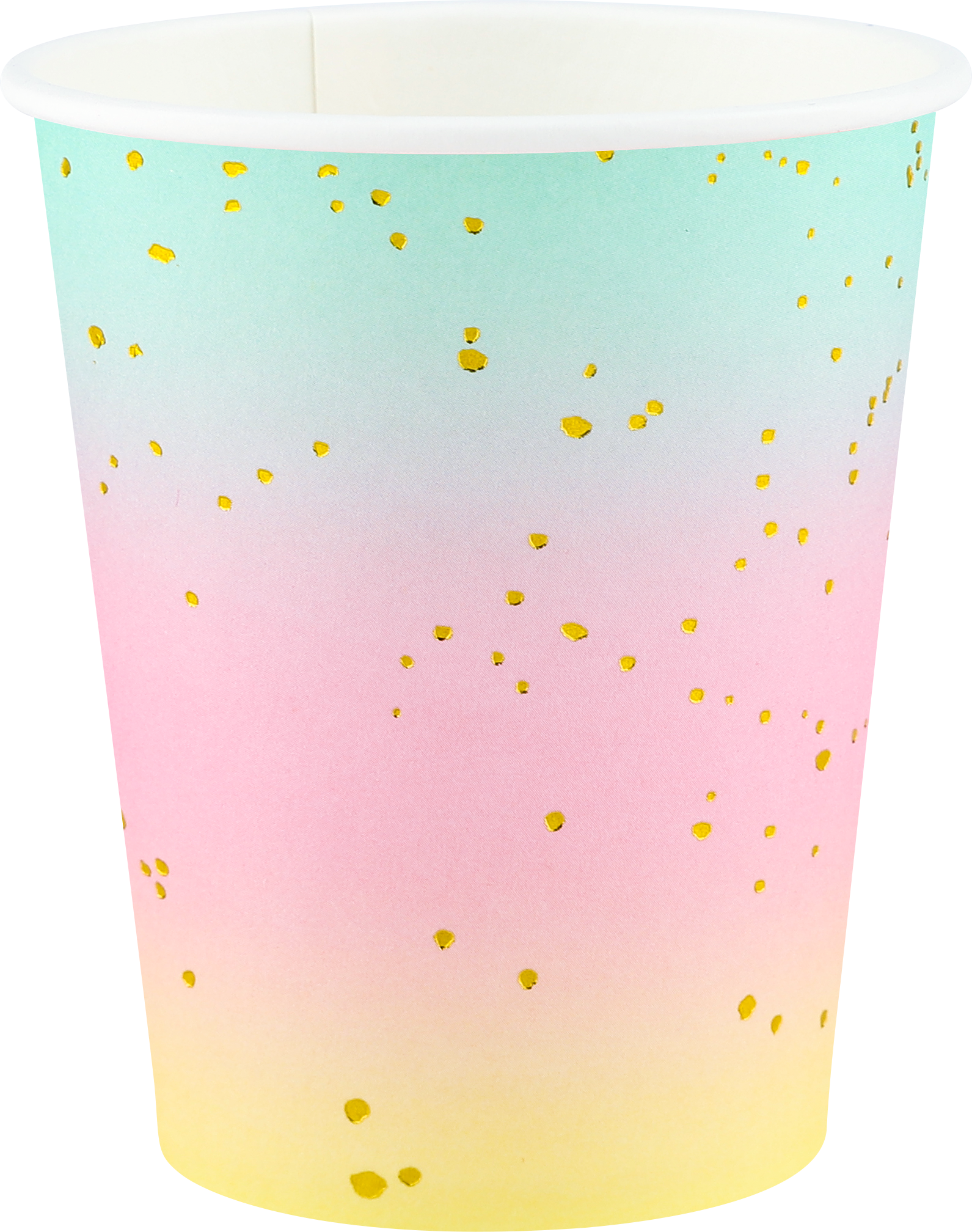 Стаканы 'Нежная радуга', разноцветный, металлик, 250 мл, (6 шт;уп), 6231407