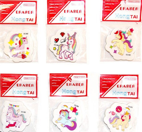 Ластик, Единорог, ассорти дизайн, P0106-1