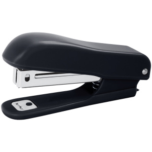 Степлер №10 OfficeSpace до 12л., пластиковый корпус, черный ST25_21778