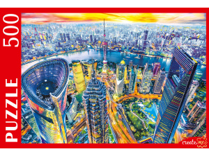 ПАЗЛЫ 500 элементов. ВИД НА ШАНХАЙ (Арт. Ф500-7125)