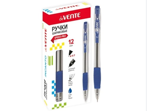 Ручка гелевая 'deVENTE.Smoky', 0,7 мм, цвет черный, 5051609