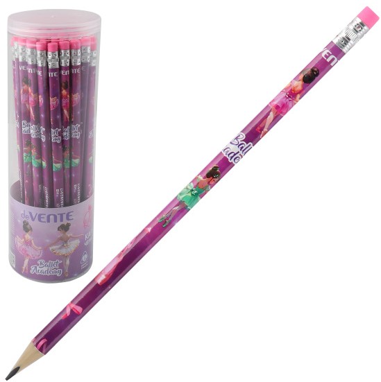 Карандаш чернографитный 'deVENTE. Ballet Academy' HB, диаметр грифеля 2 мм, трёхгранный, 5032501