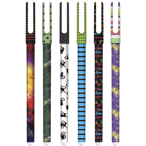 Ручка шариковая подарочная deVENTE d=0.7 мм., 6 дизайнов, смен. стержень, 9021918