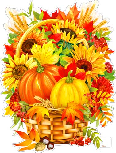 Плакат 'Корзина осенняя', P2V-144