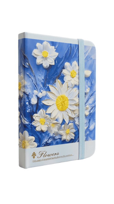 Блокнот А6, Flowers, 80 листов, дизайн ассорти, 5702-26