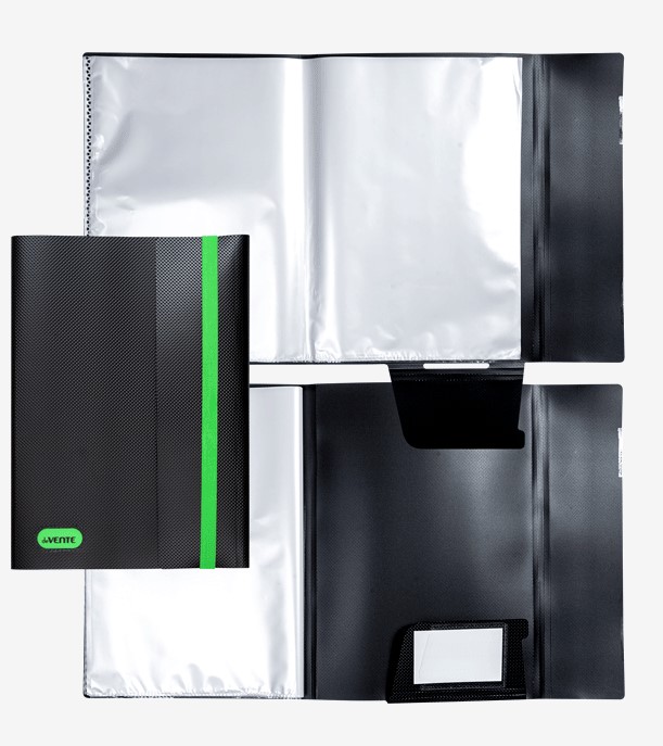 Папка с 020 вкладышами, А3, deVENTE.MonoChome, А4, 500 мкм, 3101933