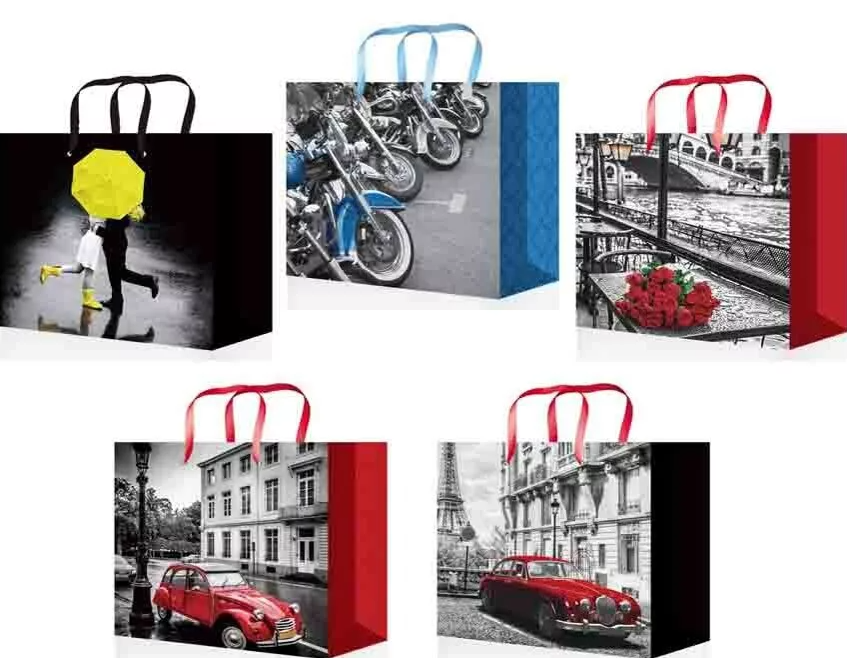 Пакет подарочный бумажный , 250х250х100 см, Q25-006;Q25-018;Q25-012;017;002