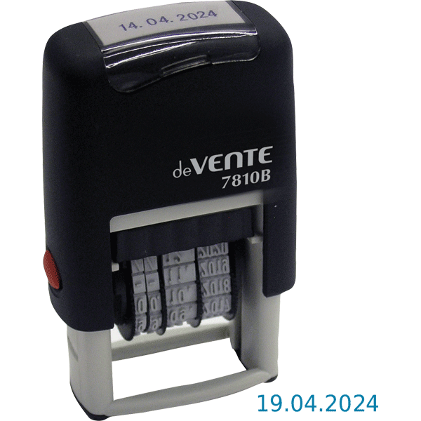 Датер автоматический 'deVENTE', 7810В, 3 мм, цифровое отображение месяца, 4111304