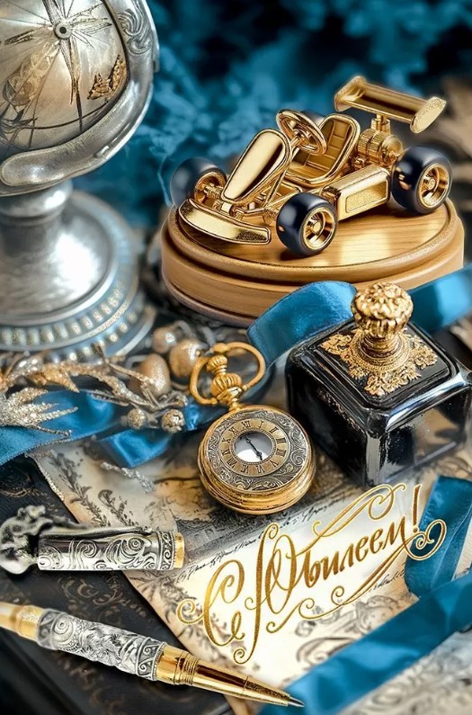 Открытка А5, С Юбилеем, 50000560