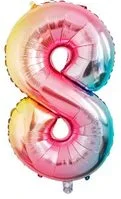 Шары фольга Цифры 40' градиент,'8' , 108 см. Ц02-08