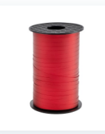 Лента полипропиленовая (0,5 см х 250 м) Красный, Матовый металл, 1 шт, 6231072