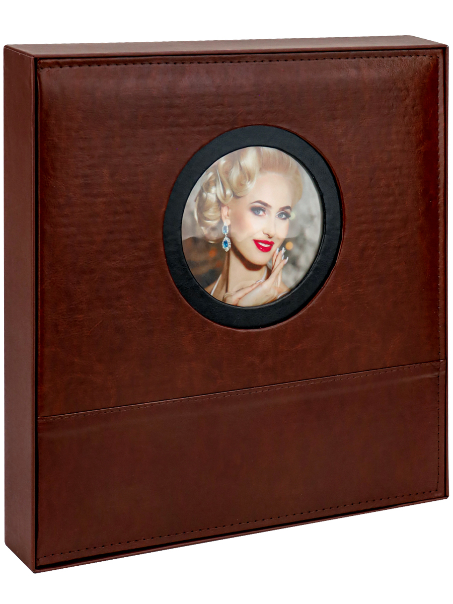 Фотоальбом на 500 фото 10х15 Роскошь 50 листов, искус. кожа, ФР-5399