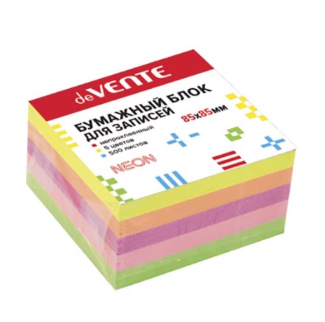 Куб бумажный для записей 'deVENTE' 85x85 мм, 500 листов, 2012702