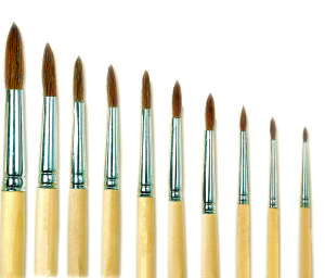 КИСТЬ  ХУДОЖЕСТВЕННАЯ: БЕЛКА №2  