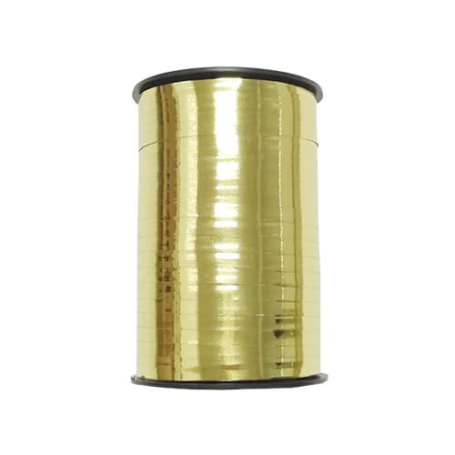 Лента подарочная металлизированая Fiesta 5мм 250м золото