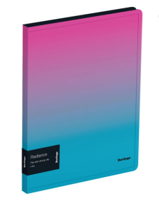 Папка с зажимом "Berlingo. Radiance", А4 , 17 мкм , 600 мкм , с внутр.карманом, FSc_A4002