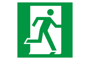 Выход здесь (правосторонний)