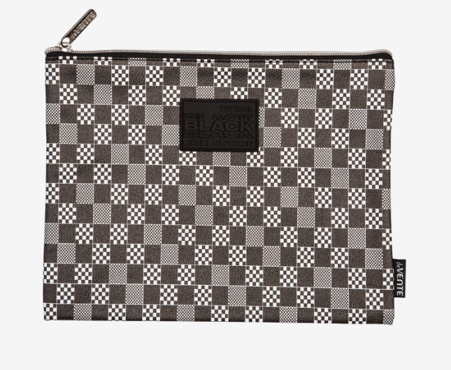 Папка для тетрадей 'deVENTE. TOTAL BLACK' A5 (27x20,5x1 см) на молнии сверху, 8056495