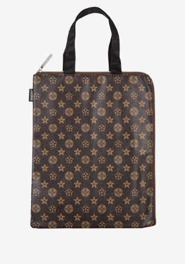 Папка для тетрадей 'deVENTE. Monogram' A4 (28x35x1 см) на молнии с двух сторон, 8053482