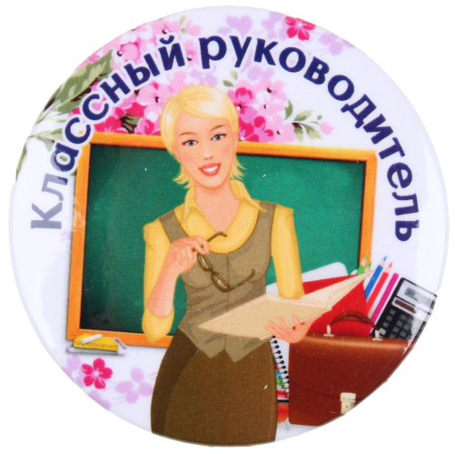 Значок 'Классный руководитель', металл, 58