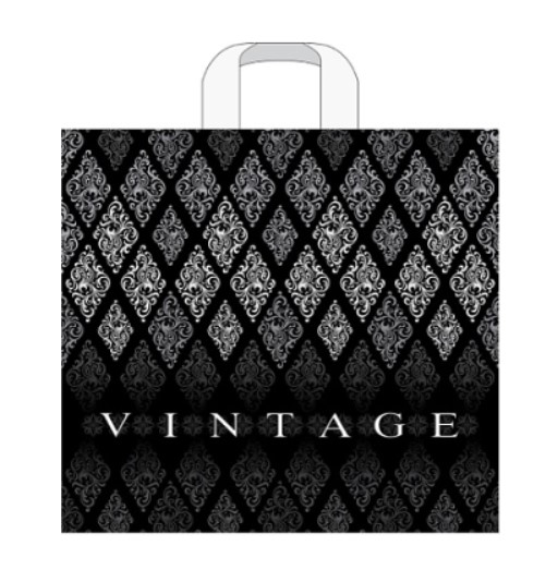 Пакет ПЭ с петлевой ручкой 38х34+3см (70) (Винтаж) Артпласт, ПТЛ51584