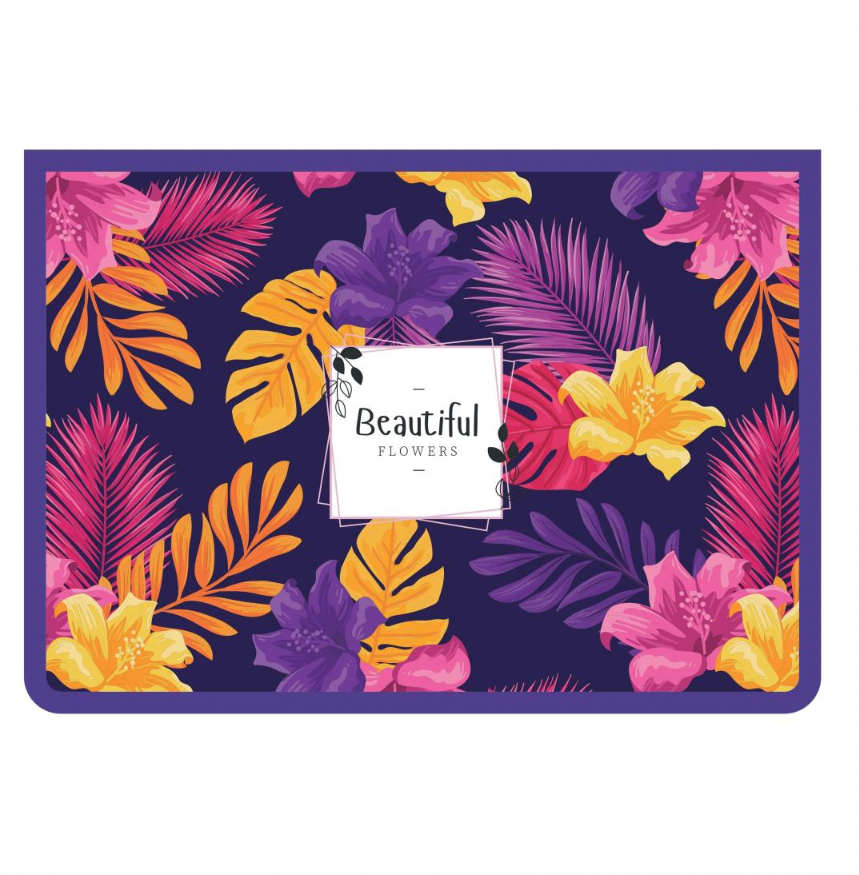 Папка для тетрадей А4 , молния вокруг , ЯРКИЕ ЦВЕТЫ, ПМ-А4-29