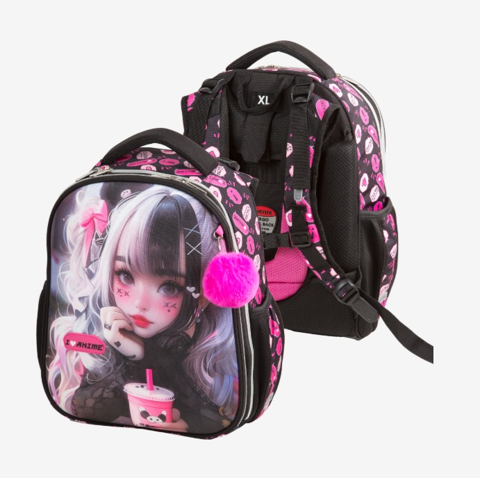 Ранец 'Attomex. Lite. Yes Girl' школьный жесткий 34x27x20 см (14 л) вес 830 г, 7030413