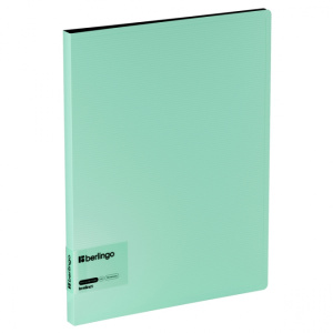 Папка с зажимом ,"Berlingo.Instinct", А4 , 17 мм , 700 мкм , с внутр.карманом , мятный, FSc_A4520