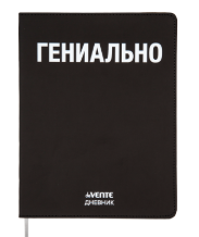 Дневник 'deVENTE. Гениально' универсальный блок, 48 листов, белая бумага 80 г;м², 2021443