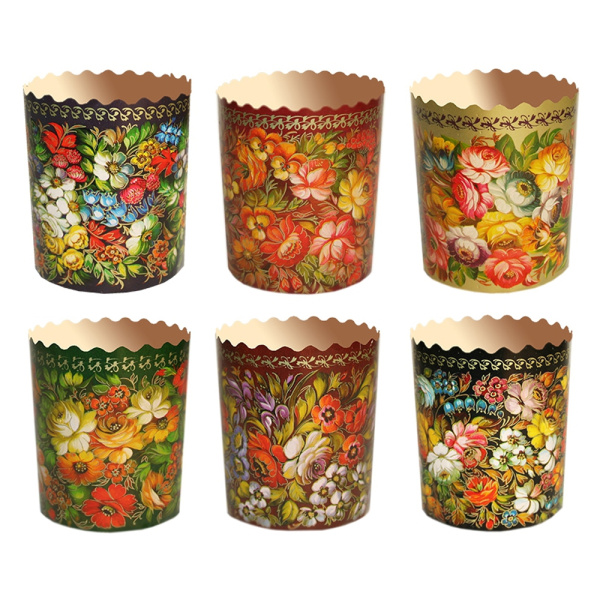 Форма для куличей 60;45 ЖОСТОВО;ОРИГАМИ, АССОРТИ