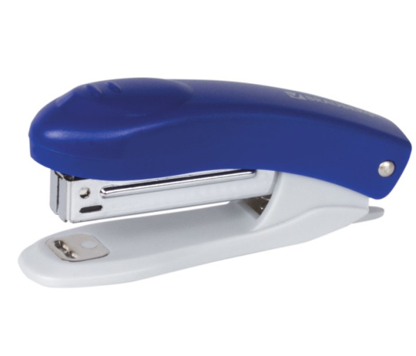 Степлер 'BRAUBERG', с антистеплером, № 10, 12 листов, синий, 222530
