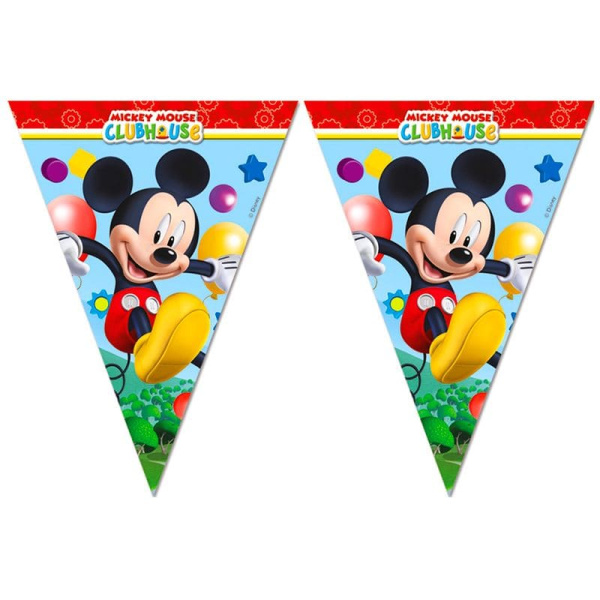 Гирлянда-вымпелы 'Игривый Микки Маус', 2,3м, 1 шт., 81515
