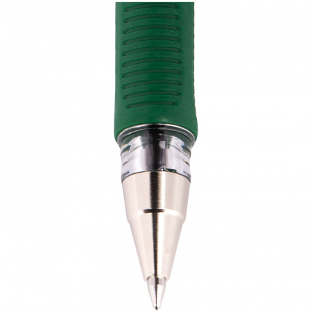 Ручка шариковая Pilot "BPS-GP", зеленая, 0.7 мм., корпус прозрач., грип., BPS-GP-F-G