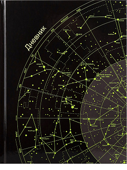Дневник тв обл 5-11кл, глянц/лам, 48л, Calligrata "Космос" 4698410