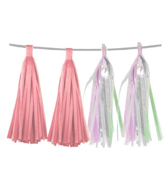 Набор-гирлянд 'Тассел' ассорти цвета , (2шт;уп), 1707455