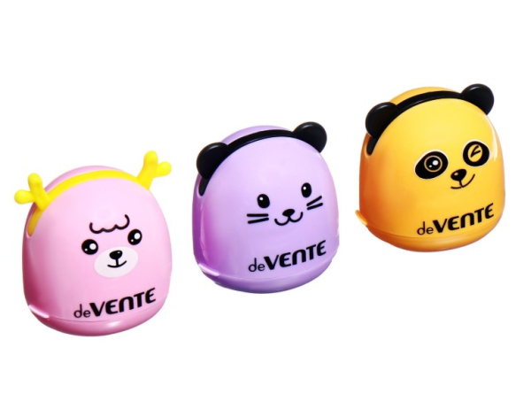Точилка для карандашей 'deVENTE. Cuties' 1 отверстие, с контейнером, 8031304