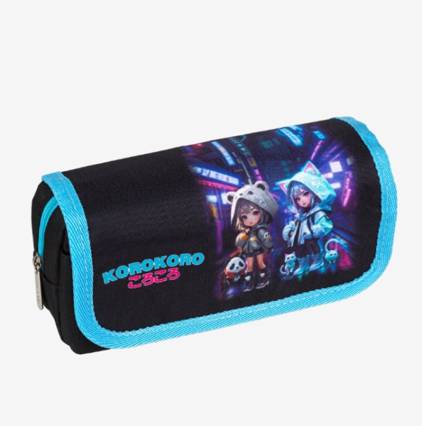 Пенал 'deVENTE. Korokoro' 20,5x9,5x7 см, прямоугольный для 40 предметов, 7020502