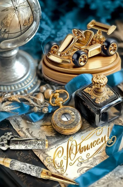 Открытка А5, С Юбилеем, 50000560