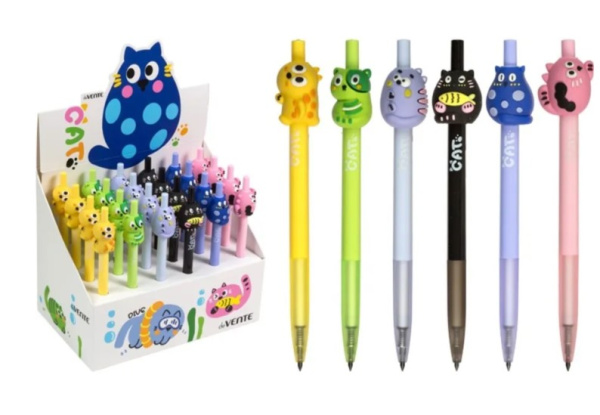 Карандаш вечный автоматический подарочный 'deVENTE. Cat' с декоративным элементом, d=2 мм, 5010415