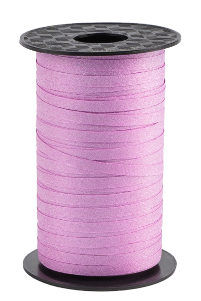 Лента полипропиленовая (0,5 см х 100 м) Фуксия, Глиттер, 1 шт, 6233104