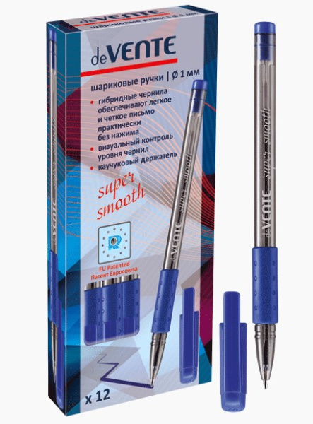 Ручка шариковая 'deVENTE. Smoky' ультра гладкое письмо, чернила на масляной основе, d=1 мм, 5070342