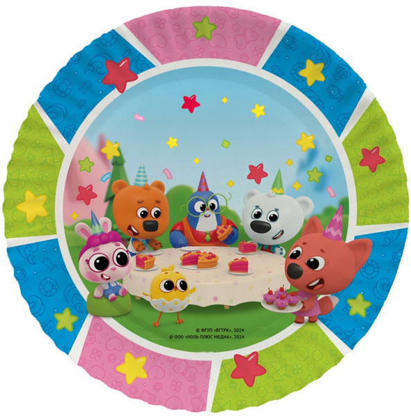 Тарелки 'С днем рождения' Мини-мишки, 770065