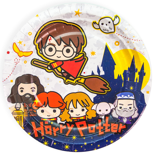 Тарелки (7'';18 см) Garry Poter , (6 шт;уп), 295518